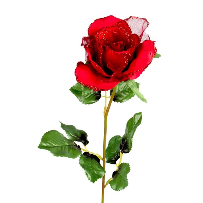 Ruža s trblietkami 67 cm